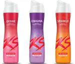 KS Woman Desire, Enigma and Sparkle Deodorant Spray - For Women (450 ml, Pack of 3)