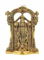 Stotram Metal Wall Hanging God Tirupati Balaji,Sri Venkateswara Idol For Home Decor
