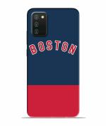 BHAI COVER Samsung Galaxy A02s Polycarbonate Beautiful Color Boston Stylish Designer 3D Printed Mobile Phone Back Cover