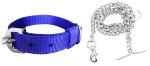 Hundur Store combo pack of Dog collar 0.75 with 12 No. Stainless Steel Dogs Chain