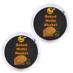 SAVIBITE Baked Methi Bhakri | Wheat Flour | Traditional Gujarati Snack | 200g X2
