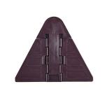 SYGA Sliding Door Lock for Child Safety for Closet Door & Window Locks (4 Pack, Brown)