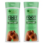 Bliss of Earth Foot Powder With Neem & Peppermint Oil, Ultimate Odour Neutralizer 2X100gm