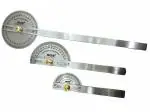 Bos Medicare Goniometer Protector Set Physiotherapy | Orthopedic Set of 3 Medical Goniometer ( metal )