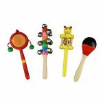 ECO-FRIENDLY TOYS Wooden Colourful Roly Poly Toy for Baby, Toddlers, Kids(1 Year+) Wobbling Tumbler Toy- Develops Curiosity & Motor Skills