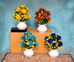 S-Biv Artificial Flowers Plants For Decor Home Office & Shop Table