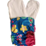 Kindermum Random Jungle- Nano AIO Cloth Diaper with 2 organic cloth inserts