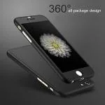 Ipaky Black Silicone 360 Degree Protection Case For Apple Iphone 6