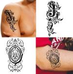 Ordershock Waterproof JO Name Letter Temporary Body Tattoo (Pack of 2)