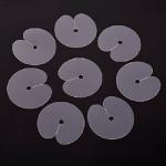 GROWTH 12pcs Heat Shield Guards Clear Fusion Glue Protector for Extension Using Hair Extension