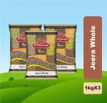 Diljeet Spices 3Kg Jeera |Cumin Seeds ( 1Kgx3)