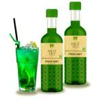 Dhampur Green Fresh Mint Mocktail Syrup (300ml each) | Pack of 2 | Drink Mix | Mocktail, slushes and cocktail mix