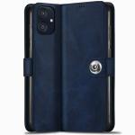 Coverage SAMSUNG Galaxy A04e Flip Cover | Full Body Protection | Inside Pockets Wallet Button Magnetic Closure Book Cover Leather Flip Case for SAMSUNG Galaxy A04e - Blue