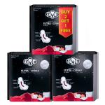 Time Sanitary Pads | Ultra Cuddle - XXL Buy 2 Get 1 Free - Pack of 15 | Cottony Top Sheet | Over Night Comfort | Rash Free