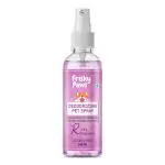 Frisky Paws Deodorizing Pet Spray, Natural Dog Deodorant & Detangle Spray 100ml (Rose Fragrance)