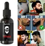 GLOW OCEAN - GLOW EVERYDAY Ayurveda Beard Growth Oil- For Faster & Patchy Beard Growth Hair Oil (30 ml)