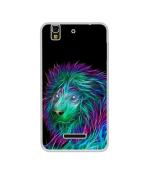 Casotec 3D Lion Design Printed Silicon Soft TPU Back Case Cover for Yu Yureka