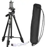 Keeva 3388 Tripod Smart phones compatible Portable tripod Tripod (Black, Supports Up to 1500 g)