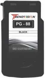 TRENDVISION PG-88 Black Ink Cartridge for Printers PIXMA E500, E510, E600, E610