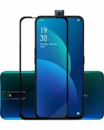 CELWARK Oppo F11 Pro Transparent Temperd Glass Scratch Resistant and Anti - fingerprint Screen Protector