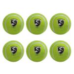 SG SG01SY610007 Rubber Tennis/Cricket Ball, Size Standard (Yellow)