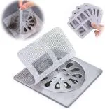 ToYooZe Pack Of 5 Disposable Shower Drain Cover Hair Catcher Shower Drain Mesh Stickers, Bathroom, Laundry, Bathtub, Kitchen Shower Drain Floor Sink Strainer Filter Mesh