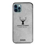Richburg Grey Polyester, Thermoplastic Polyurethane Deer Series Back Case Cover For Iphone 12 Pro