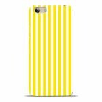 Covers Gap Vivo Y53, Y53i Yellow Striped Polycarbonate Mobile Phone Hard Back Cover Case Stylish Designer 3D Printed For Girls And Boys 20 x 15 x 5 cm