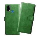 HANIRY Flip cover For Infinix Smart 4 Plus flip cover / Infinix X680D flip cover / Green