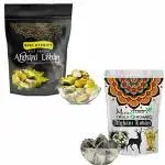 Mini Storify Truly Organic Yellow Afghani Loban 250 g and Black Loban 150 g for Pooja, Havan Fragrance, Peace, Meditation, Mosquito Repellent, Negativity Remover Pack of 2