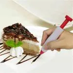 MyHomesWorld Silicone Pen Food Writing Pen Cake Decorating Pen Chocolate Cream Jam Squeezed