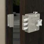 Plantex Heavy Duty Dead Bolt Lock/Rim Lock Set/Trio Lock Dead Bolt for Home,Office,Hotel (Matt)