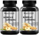 Naturewell Korean Ginseng Extract, 60 Capsules Each (Pack Of 2)