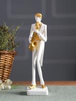 TAYHAA Playing Saxophone Decorative Statue
