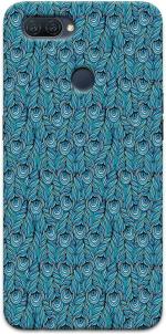 CustomEra Oppo A12 Multicolour Blue Ribbons Design Polycarbonate Hard Case Back Cover