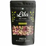 LILA DRY FRUITS Mota Pista 200 Gms | Whole Pistachios for Healthy Snacking, Dieting & Breakfast | Dry Fruit Pista High In Minerals | Ideal for Giftings | Rich Flavor, Naturally Nutty Pistas