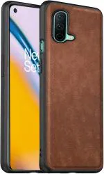 EXCLESIOR Oneplus Nord CE 5G, Oneplus Nord CE Brown Shockproof, Solid Grip, PU leather Back Cover