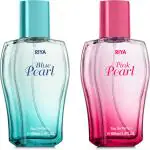 Riya Blue Pearl & Pink Pearl For Women Eau De Perfume Spray Combo Set 100 ml Each Eau De Parfum 200 ml (For Women)