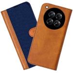 Knotyy Flip Cover for Infinix Zero 40 5G (Blue, Brown, Dual Protection, Pack of: 1)
