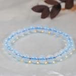Crystal Divine Opalite Healing Crystal Bracelet For Woman 8mm Money Magnet Bracelet For Girls Crystal Bracelet For Men Friendship Gifts Hand Bracelet Couple Bracelet Aesthetic Bracelets For Gifts