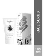 Fizzy Fern Charcoal Face Scrub, Sulfate And Paraben Free With Turmeric, Tamarind And Olive Oil, 100 g
