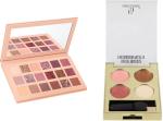 Bingeable Multicolor High Pigmentation 18 Colors Nude Edition Eye Shadow Palette With Es 04 Hnh Velvet Matte 4 - 220 G (Pack Of 2)