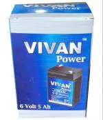 VIVANPOWER 6V 5Ah Weight Scale Battery