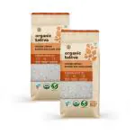ORGANIC TATTVA 2kg Biryani Basmati Long Grain and Rich Aroma Perfectly Aged Source of Protein Naturally Gluten Free Pesticide and Chemical Free (1kg 2 Pack)
