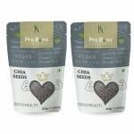Pro Bono SUPERFOOD Chia Seeds Pack of 2 (200g Each) Premium Raw Chia Seeds for Healthy Snacks, Weight Loss, and Heart Health