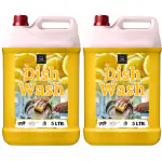 BLISS & BLUSH Dishwash Liquid 10 Liter Yellow | Removes Tough Grease, Soft on Hands | Baby & Pet Safe