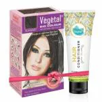 Vegetal Burgundy Bio Hair Colour 100 gm and Plus Conditioner 150 gm - Pack Of 2