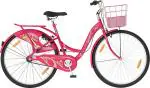 BSA LADYBIRD SHINE IC 26T Bicycle for Girls/Women (Single Speed, Pink)