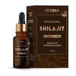Nirvasa Pure Shilajit Liquid, Vigour and Vitality for men, with Pure Dry Shilajit Extract - 30ml