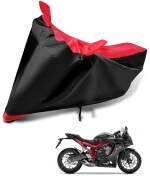 Mockhe Bike Body Cover for Honda CBR 650F , Dustproof UV Protection water resistant Custom Fit Cover-(Black-Red)